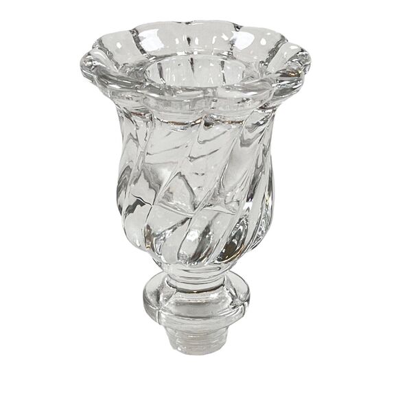 Scalloped Candelabra Socket Colony by FOSTORIA Candle Holder Connector Replacemt